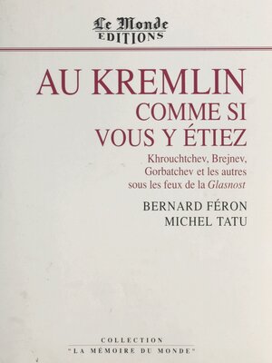 cover image of Au Kremlin comme si vous y étiez
